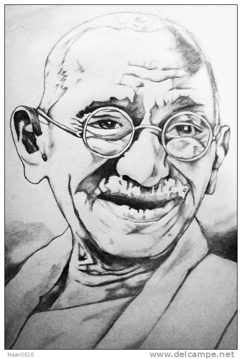 (NZ10-054  )  Mahatma Gandhi , China Postal Stationery -Articles Postaux -- Postsache F - Mahatma Gandhi