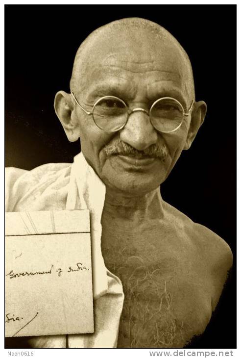 (NZ10-080  )  Mahatma Gandhi , China Postal Stationery -Articles Postaux -- Postsache F - Mahatma Gandhi