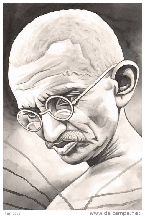 (NZ10-064  )  Mahatma Gandhi , China Postal Stationery -Articles Postaux -- Postsache F - Mahatma Gandhi