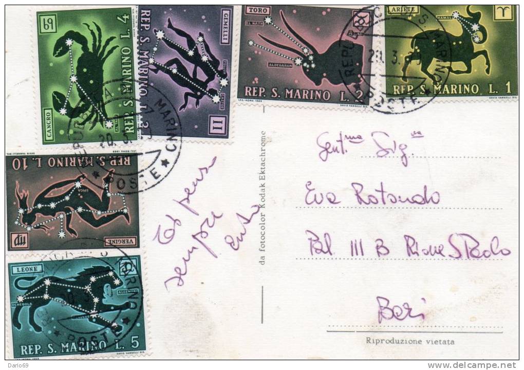 1970 LETTERA   CON  IL N°   794   /799 - Briefe U. Dokumente