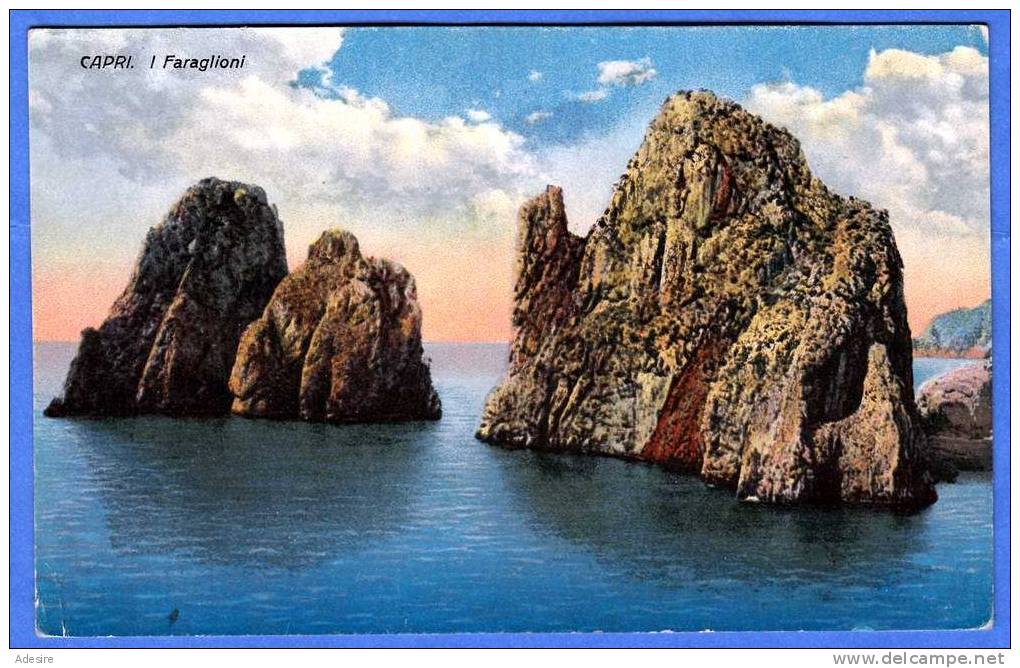 CAPRI, I Faraglioni, Nicht Gelaufen, 1910? - Napoli (Neapel)