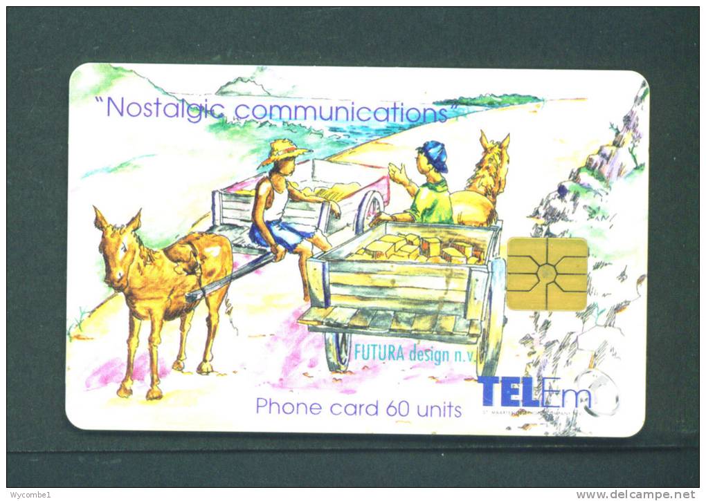 ST MAARTEN  -  Chip Phonecard As Scan - Antilles (Neérlandaises)