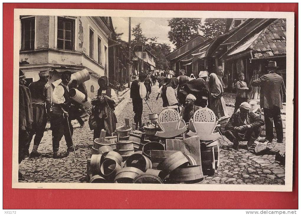 X0837 Sarajevo  Na Trgu Market Scene, Place Du Marché. Non Circulé. Kopciè 222-1934 - Bosnie-Herzegovine