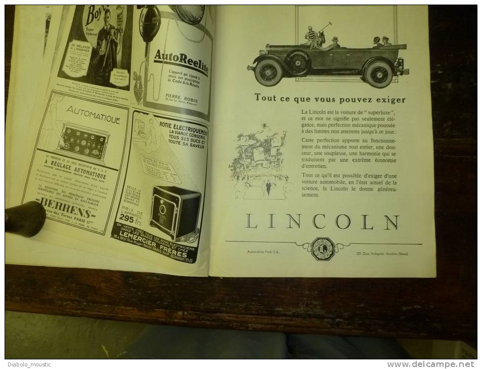 1926 Pubs automobiles ; A bord dirigeable NORGE ;RIO-de-JANEIRO (Brésil) important documentaire ; INDOCHINE