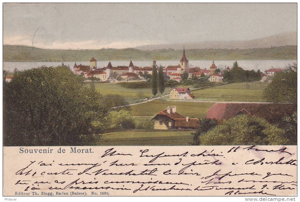 MORAT - Oblitérée Le 17.VIII.1904 - Murten