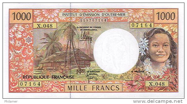 X.048 Nwallis Et Futuna Mata Utu Billet Monnaie IEOM 1000 Francs Signatures 2012 NEUF UNC - Autres & Non Classés