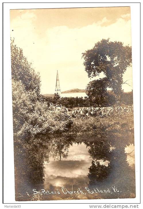 RUTLAND - VERMONT - USA - ST PETER'S CHURCH - EGLISE SAINT PIERRE - Rutland