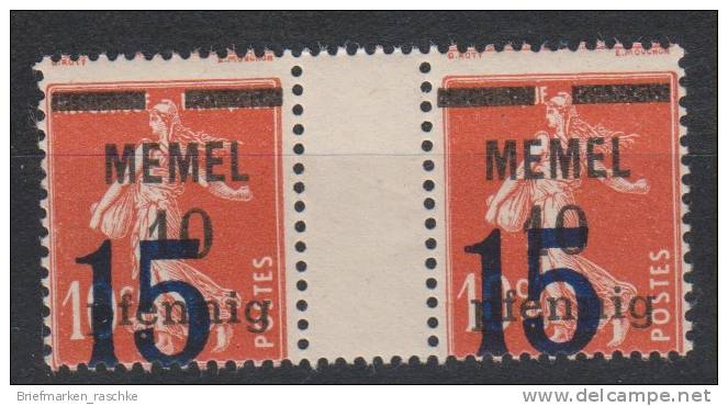 Memel,34,ZW,postfrisch (131) - Memelgebiet 1923