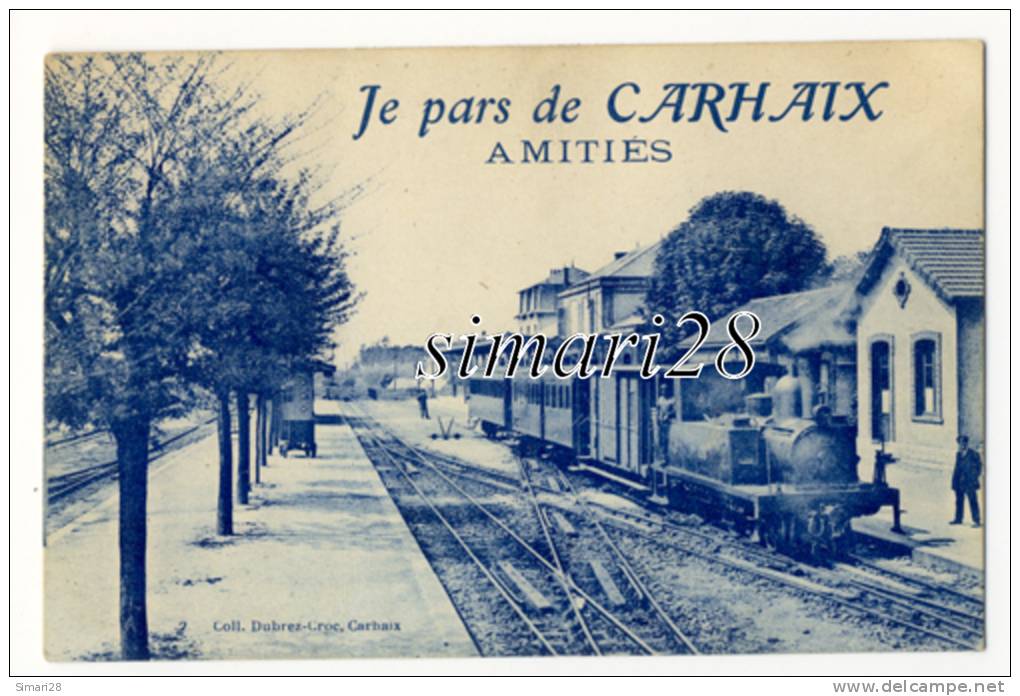 CARHAIX - JE PARS DE CARHAIX AMITIES - Carhaix-Plouguer