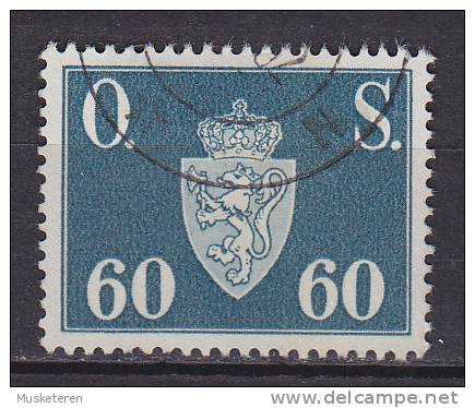 Norway 1951 Mi. 66    60 Ø Wappen Dienstmarke Service O. S. - Officials