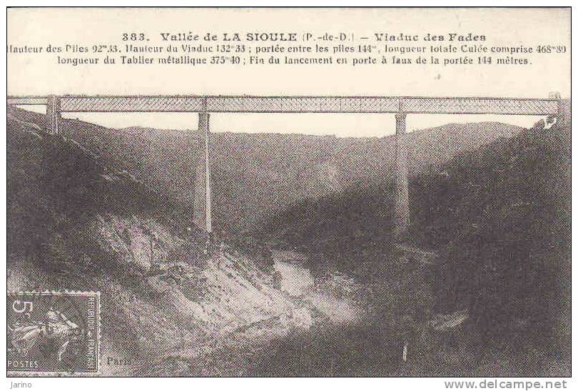 France >[63] Puy De Dôme,Vallée De La Sioule-Viaduc Des Fades,Saint Gervais D'Auvergne, Edition Cecodi - Saint Gervais D'Auvergne