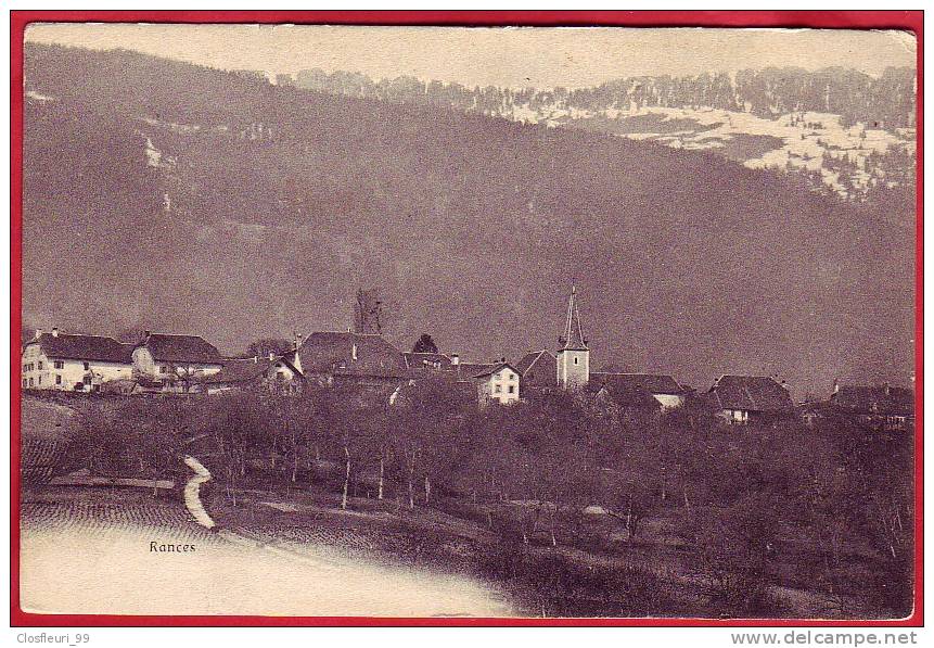 Rances, Un Tout Petit Village Perdu Au Pied Du Jura, Dans La Nature ! T.B. - Rances