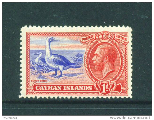 CAYMAN ISLANDS  -  1935  George V  1d  MM (hinge Remainders) - Cayman (Isole)