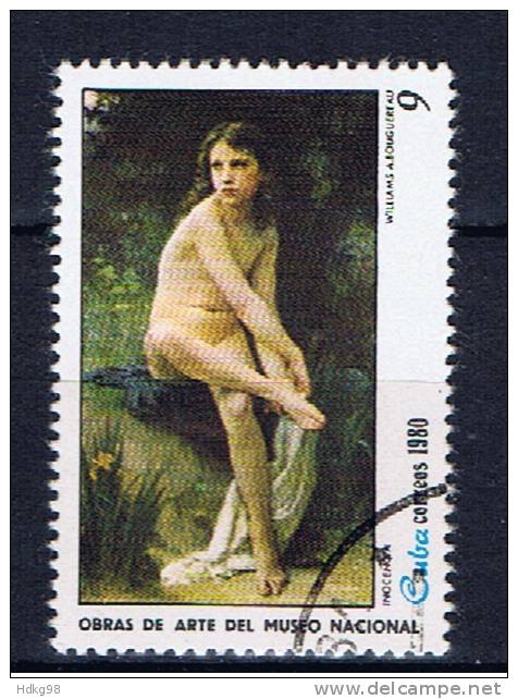 C+ Kuba 1980 Mi 2466 Gemälde - Used Stamps