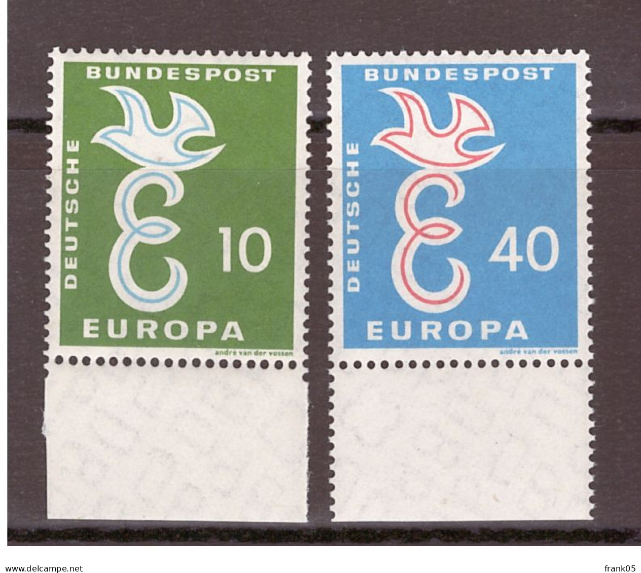 Deutschland / Germany / Allemagne 1958 Satz/set EUROPA ** - 1958