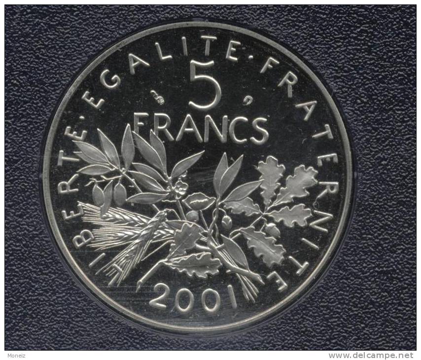 5 FRANCS  2001 BE DIRECT DE COFFRET FDC - Autres & Non Classés