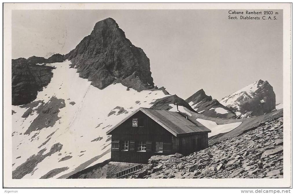 3544 - Cabane Rambert CAS Les Diablerets - Otros & Sin Clasificación