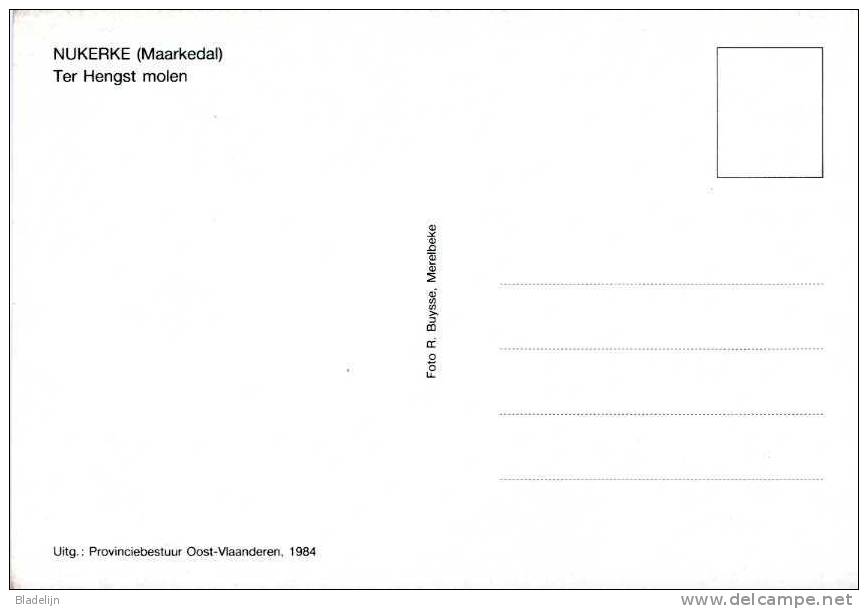 NUKERKE Bij Maarkedal (O.Vl.) - Molen/moulin - Ter Hengst Molen In 1984 - Maarkedal
