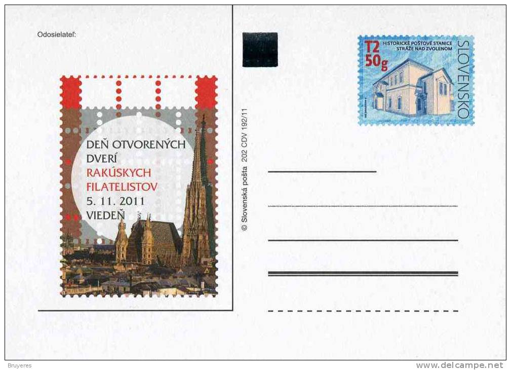 Entier Postal De 2011 Sur Carte Postale Illustrée - Cartes Postales