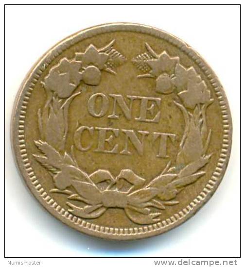 1857 , FLYING EAGLE CENT - 1856-1858: Flying Eagle