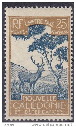 NOUVELLE CALEDONIE   Taxe  N° 32**   COTE 1.50€  TTB - Strafport