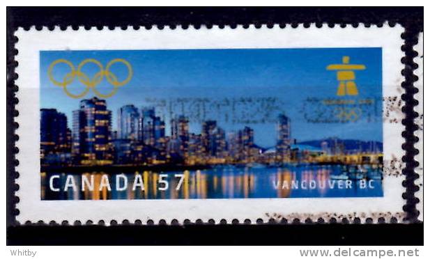Canada 2010 57 Cent Vancouver Olympic Games, Issue #2366b - Oblitérés