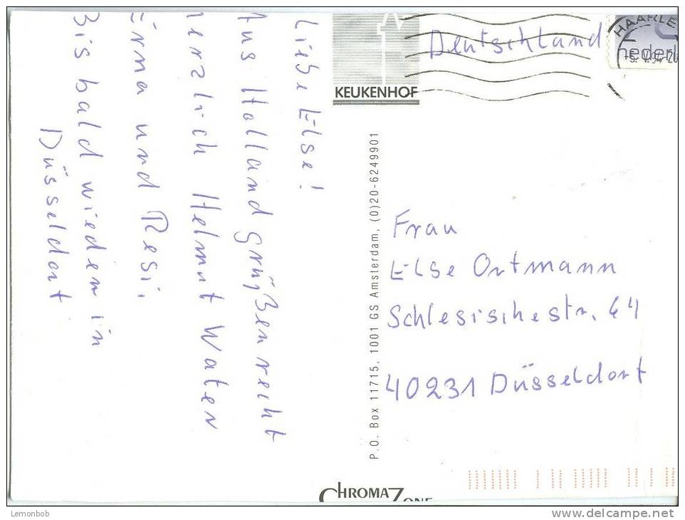 Holland, Netherlands, Keukenhof, 1994 Used Postcard [P8941] - Lisse
