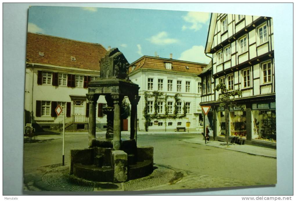 Soest In Westfalen - Marktstrasse Mit Freiligrath Brunnen - Soest