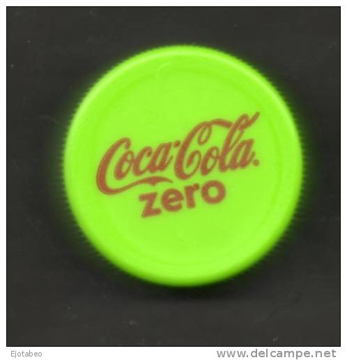 18   URUGUAY- 3 Tapitas De Plástico- Coca Cola- Zero (verde,negro,celeste) - Limonade