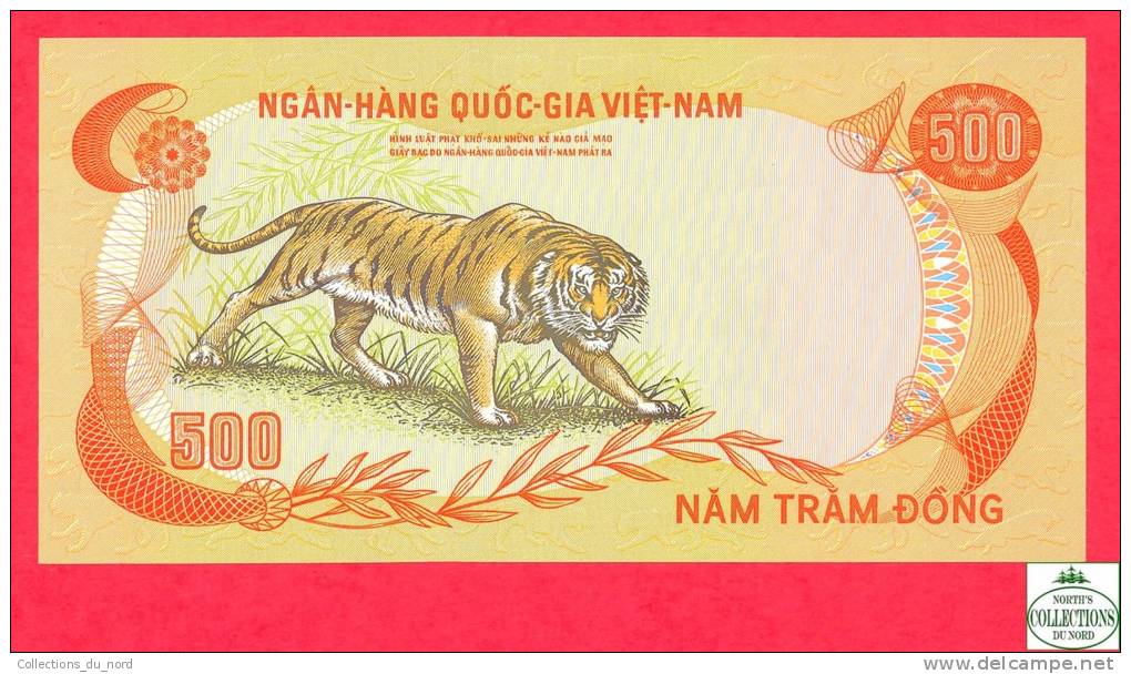 South Vietnam 500 Dong 1972 - 1975  - UNC - Banknote / Sud Viet-nam - Billet - Papier Monnaie - Vietnam