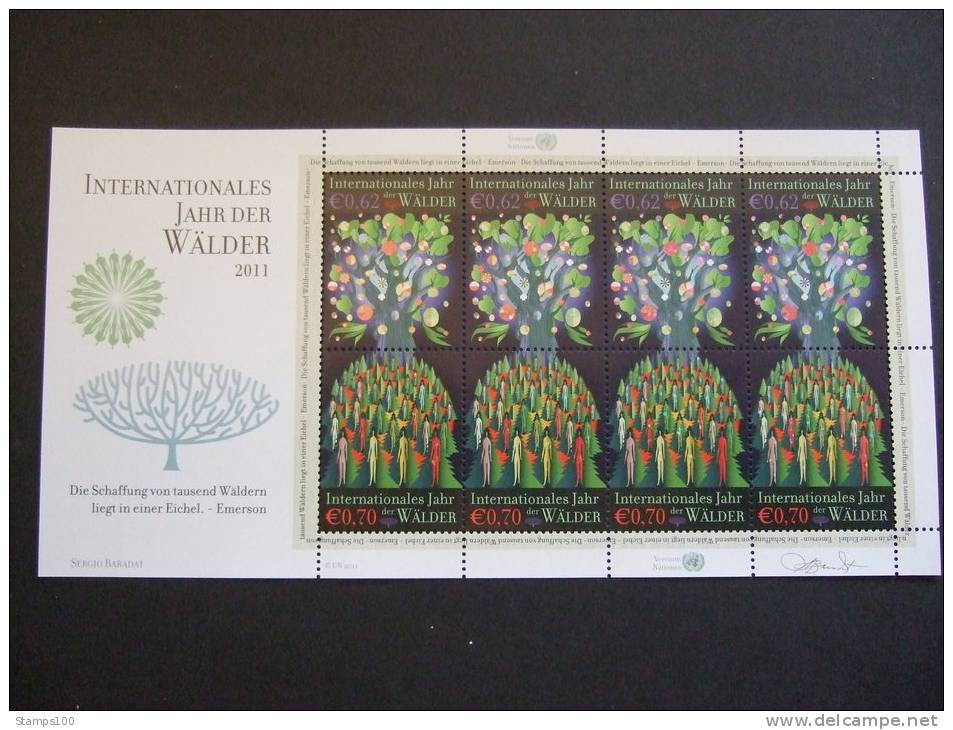 UNITED NATIONS 2011  YEAR OF THE FOREST     SHEETLET   MNH **    (1024500-535) - Ungebraucht