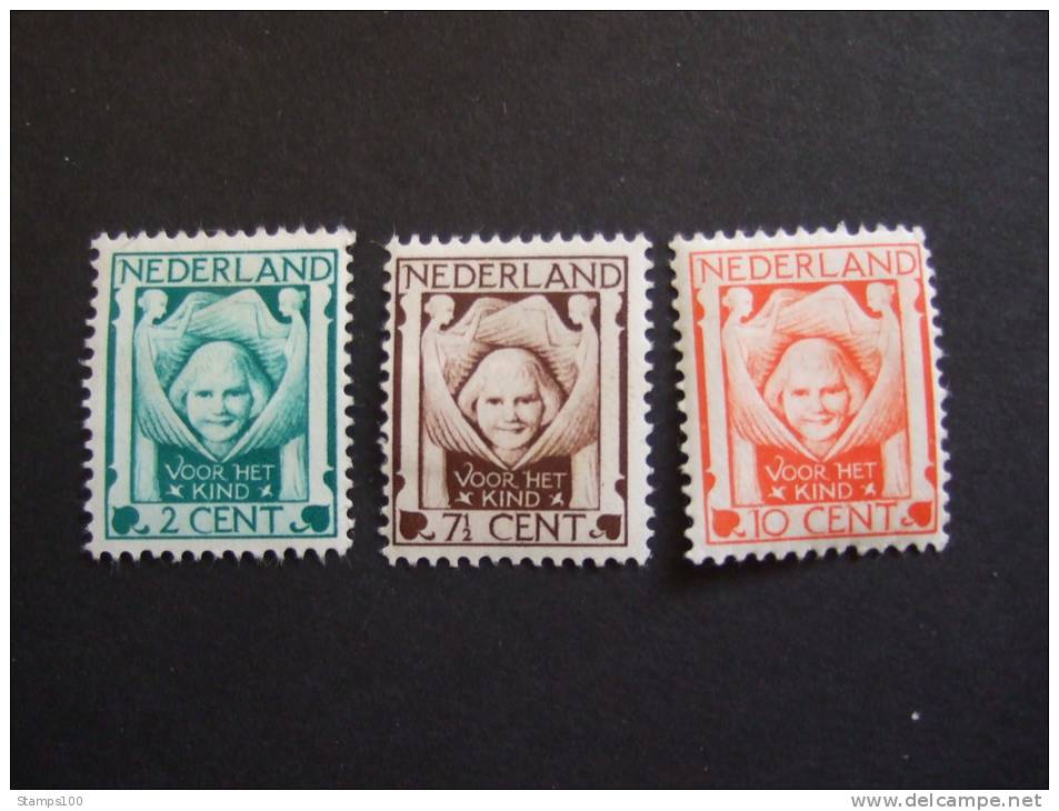 NEDERLAND 1924    NVPH  141 / 143      MH* - See Photo     (Q41-nvt) - Neufs