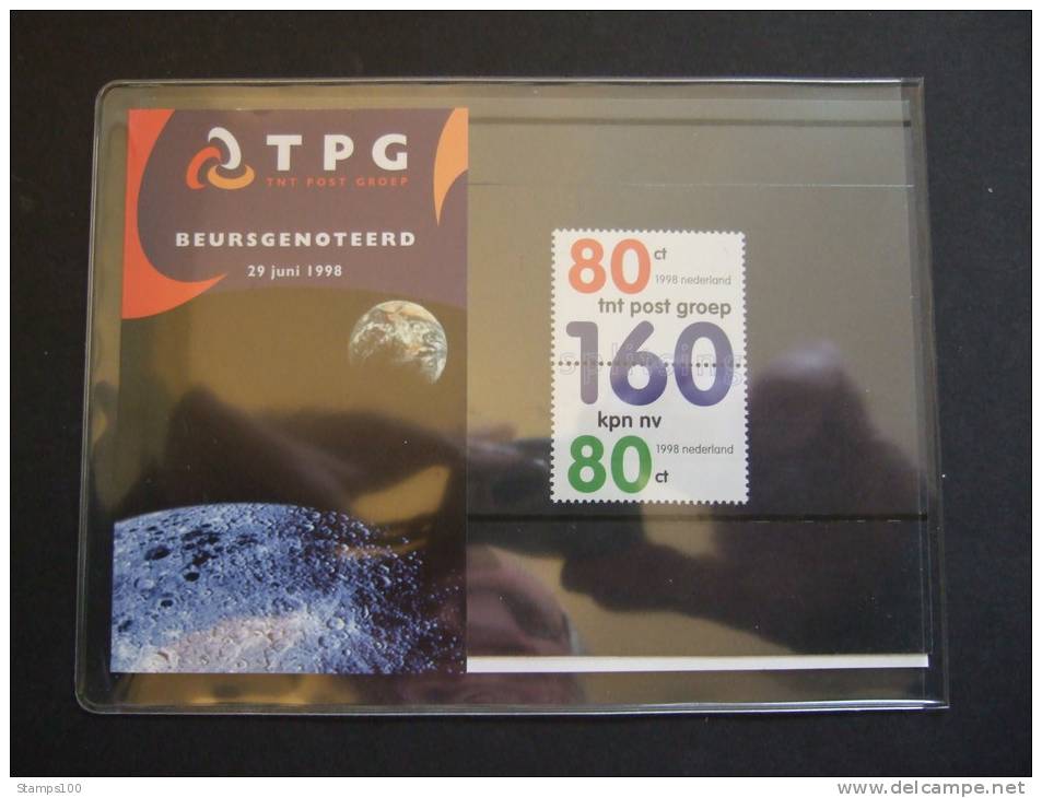 NETHERLANDS  1998 POSTZEGELMAPJE  TPG POST BEURSGENOTEERD     MNH **     (brownbox-CANADA) - Ungebraucht