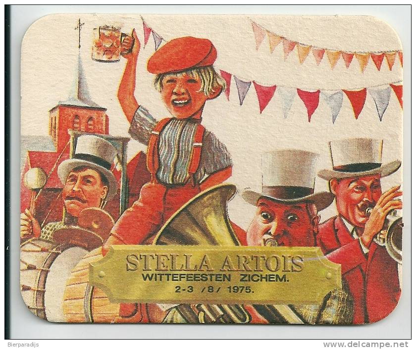 Stella  Artois  Wittefeesten Zichem  1975 - Sous-bocks