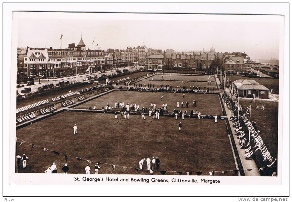 UK1355 :  MARGATE : St. George's Hotel And Bowling Greens, Cliftonville - Margate