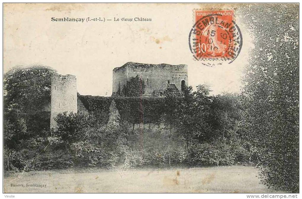 Indre Et Loire : Réf : D-12-1914 : Semblançay - Semblançay