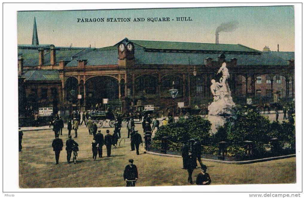 UK1394:    HULL : Paragon Station And Square - Hull