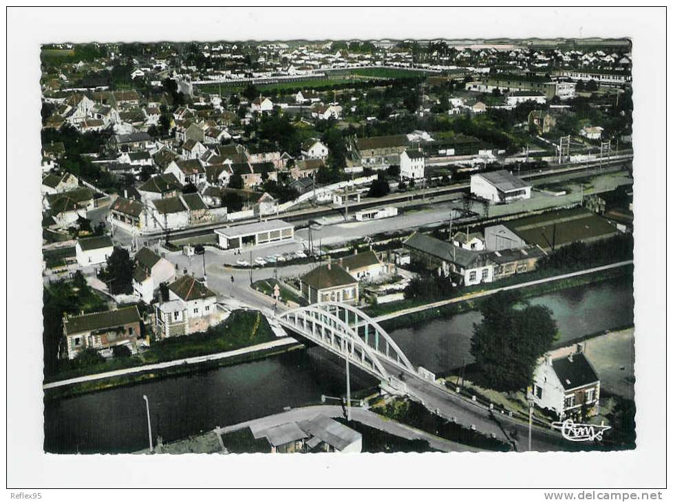 THOUROTTE - Vue Aérienne - La Gare - Le Canal Latéral à L'Oise - Thourotte