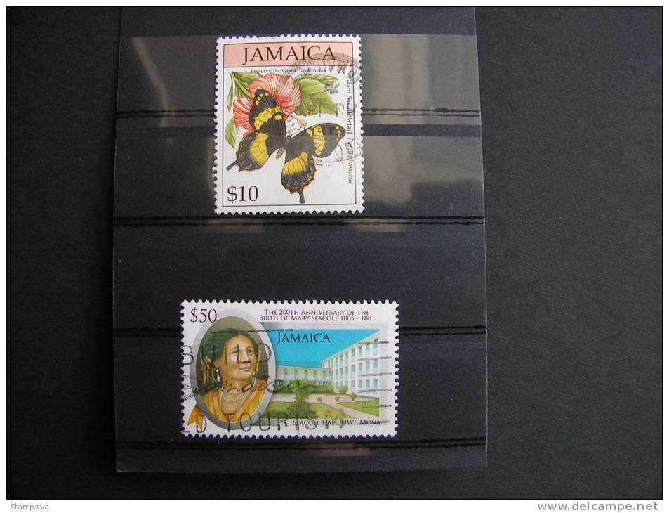 == Jamaica Lot   10$ + 50$  Used - Jamaica (1962-...)