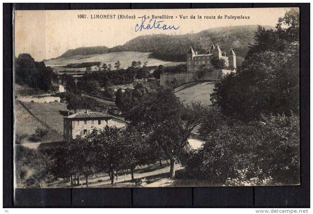 69 - Limonest - La Barollière - Vue De La Route De Poleymieux - Limonest