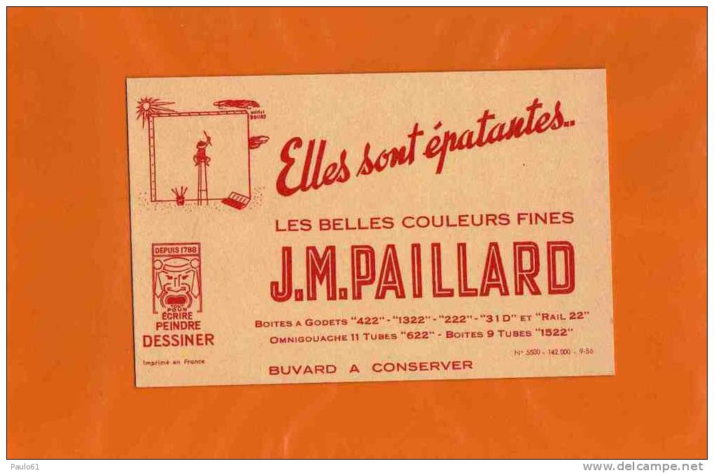 BUVARD / Ecoliers : JM PAILLARD  Jaune - Papierwaren