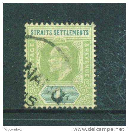 STRAITS SETTLEMENTS  -  1902  Edward VII  1c Used As Scan - Straits Settlements