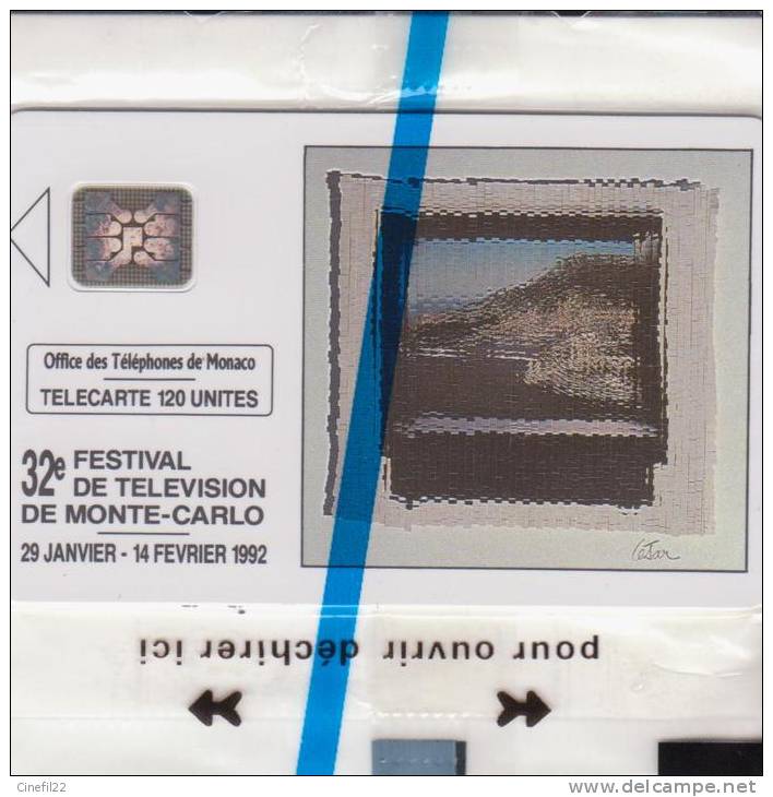 Telecarte 32ème FESTIVAL INTERNATIONAL DE TELEVISION DE MONTE-CARLO, 1992, Neuve Sous Blister - 120 Einheiten