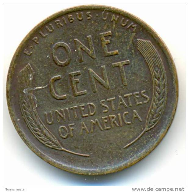 1910 , LINCOLN CENT , UNCLEANED COIN - 1909-1958: Lincoln, Wheat Ears Reverse