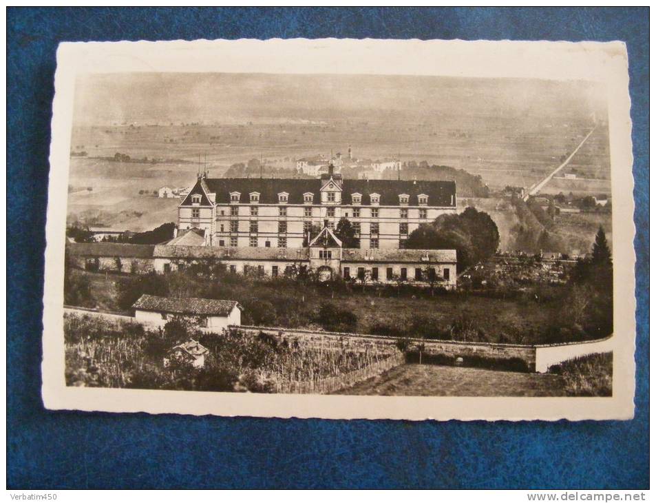 CPSM..LA COTE SAINT ANDRE..CHATEAU LOUIS XI..COLLEGE MODERNE ET ECOLE DES GARCONS..ECRITE SANS DATE - La Côte-Saint-André