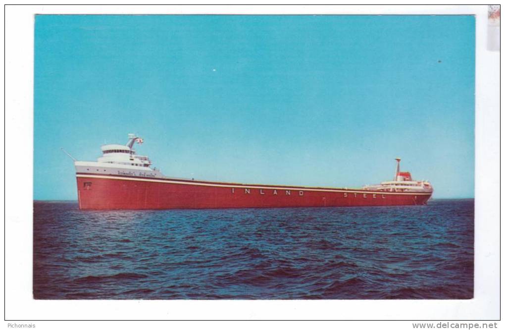 GREAT LAKES Ship Boat SS Edward Ryerson   Ore Carrier Inland Fleet Co Michigan - Autres & Non Classés