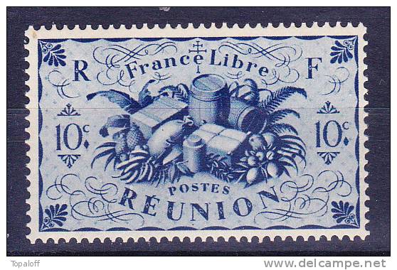 REUNION N°234  Neuf Sans Charniere Bleu Soutenue - Nuovi