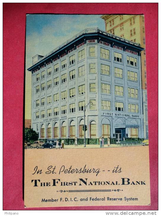 Florida > St Petersburg   First National Bank  Line  ------   ---- Ref   508 - St Petersburg