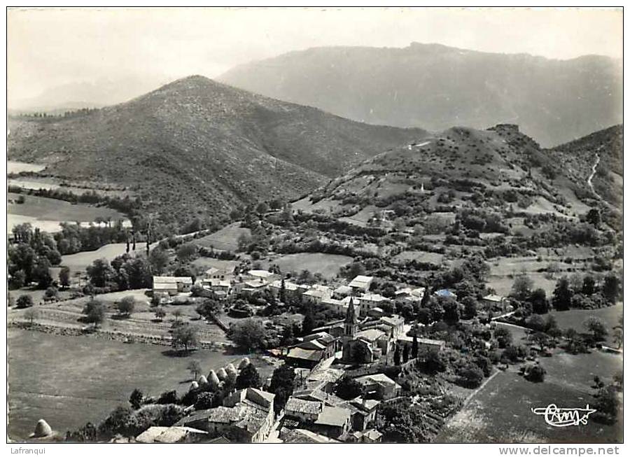 Drome -gd Format - Ref A994- Chateaudouble - Vue Generale Aerienne   -carte Bon Etat  - - Autres & Non Classés