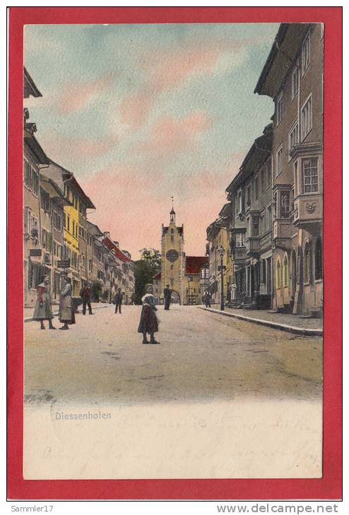 DIESSENHOFEN, STRASSENANSICHT 1902 - Diessenhofen